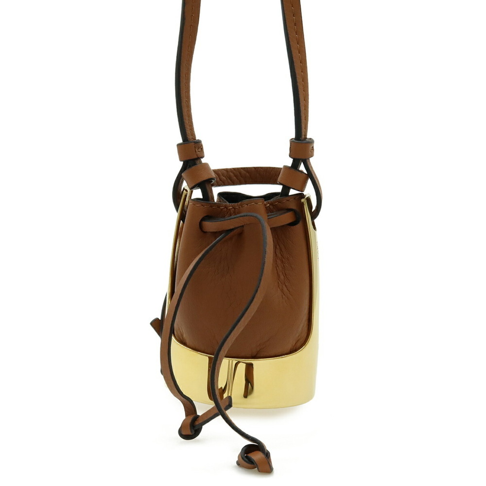 LOEWE Brown Leather Necklace